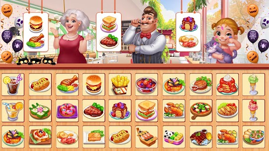 My Restaurant: Crazy Cooking Madness & Tile Master Mod Apk 1.0.12 (Unlimited Gold Coins/Diamonds) 1