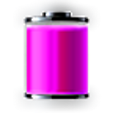 Pink Battery icon