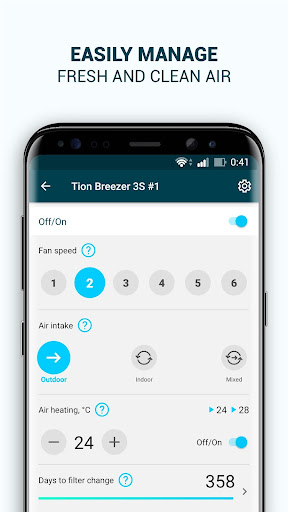 Tion Remote: breezer control Screenshot 2 - AppWisp.com