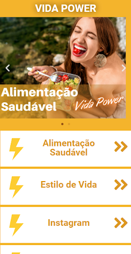 Android application Vida Power screenshort