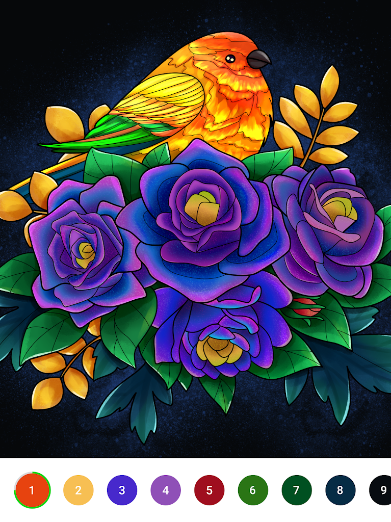 super color paint by number free