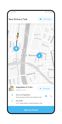 Delivo Delivery Screen 2