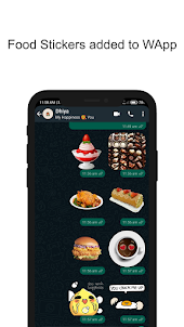 Food Stickers and GIFs