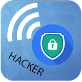 Password wifi hacker prank icon