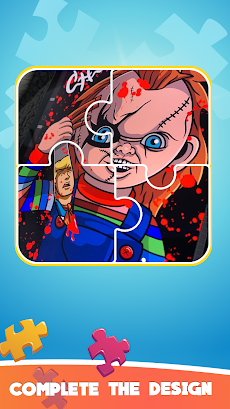 Scary Chucky Jigsaw Puzzle Appのおすすめ画像1