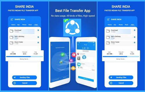SHARE i - Transfer and Sharing Files guide