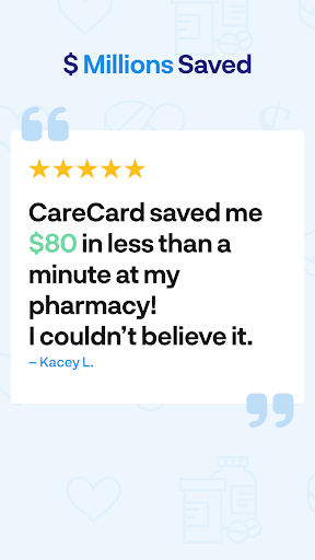 Screenshot of CareCard: Prescription Savings