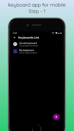 Android application Keyboard app image -for mobile screenshort