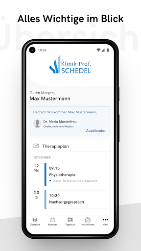 Klinik Prof. Schedel App Screen 3