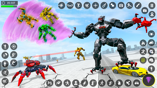 Spider Robot Fight Hero Games Unknown