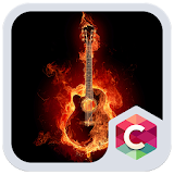 Fire Guitar Theme HD icon