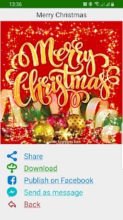 Merry Christmas Cards GIF Screenshot