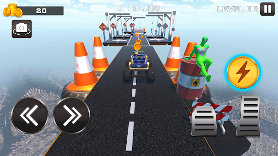 SuperHero Car Stunt Race City Screenshot