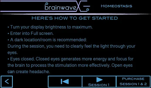 BrainwaveX Homeostasis