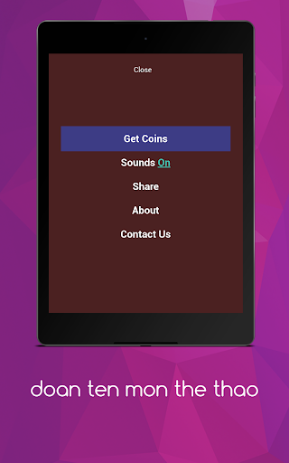 đoán tên các môn thể thao