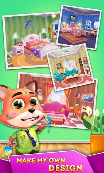 Cat Runner: Decorate Home MOD APK screenshot