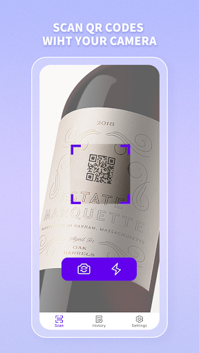 Android application QR Code Reader: QR Scanner screenshort