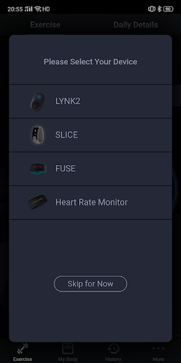 WV Fitness Live Screen 3