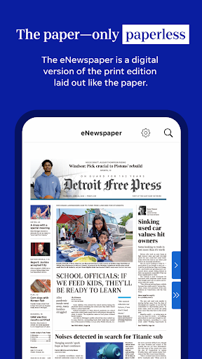 Screenshot of Detroit Free Press: Freep