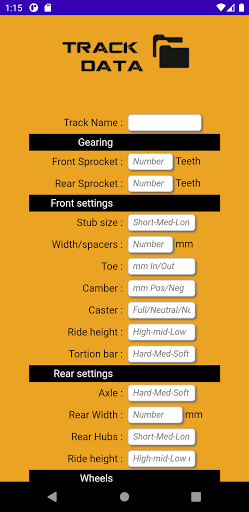 KARTA - Karting tool kit app Screen 3