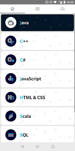 Android application CodeGalaxy: Learn to Code screenshort
