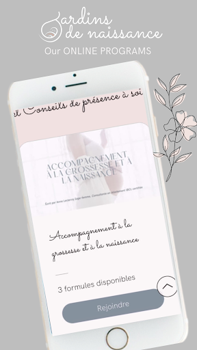 Android application Birth Gardens screenshort