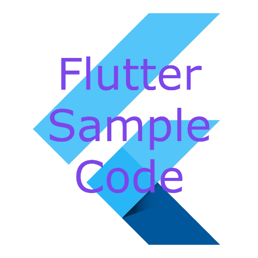 Flutter Example App  Icon