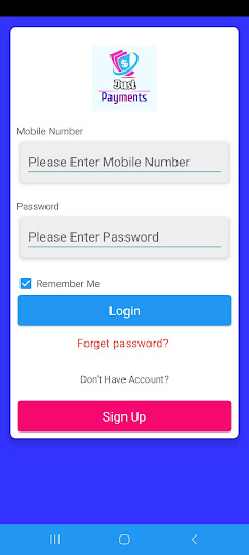 Just Payments Screen 2