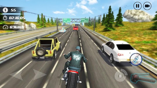 Highway Moto Rider – Traffic Race For PC installation