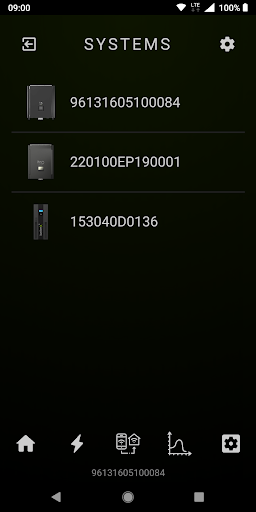 Android application batterX® liveX screenshort