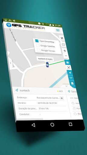 Android application Elite Rastreamento screenshort
