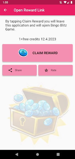 Bingo Blitz Daily Credits Screen 2