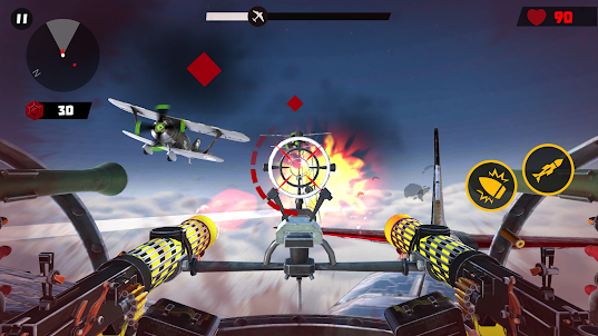 Gunner War - Воздушный бой Sky
