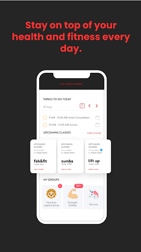 Screenshot of Volution Fitness 365