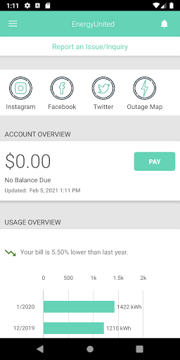 My EnergyHub Screen 2