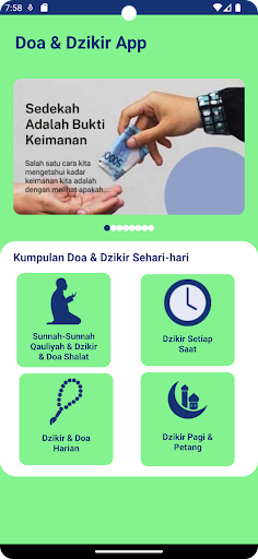 Android application Doa Dzikr App screenshort