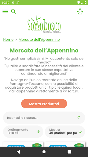 Sottobosco Screen 2