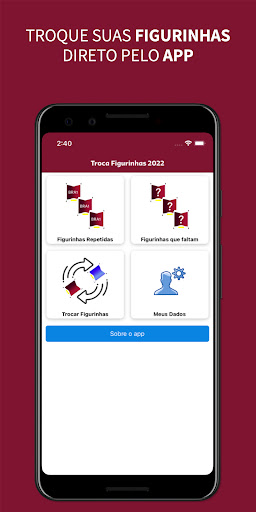 Android application Troca Figurinhas screenshort