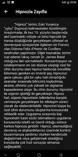 Hipnozla Zayıfla Screen 3