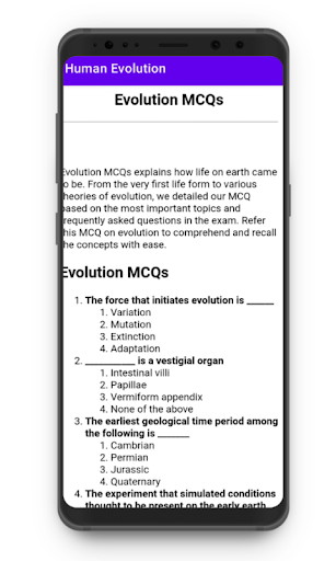 Human Evolution Screen 3