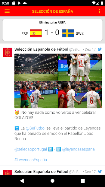 Captura de Pantalla 2 Selección de España android