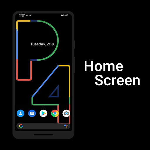 Android application G-PIX DARK MAGIC UI THEME screenshort