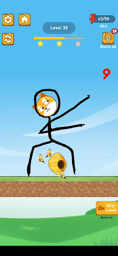 Draw To Save: Save The Dog Bee Screen 2
