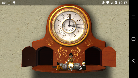 Thanksgiving Animated Clock 3D Screenshot
