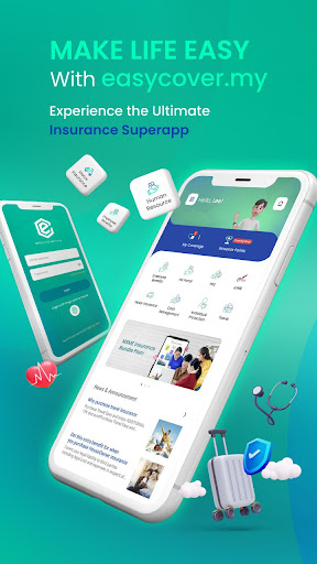 Android application easycover.my screenshort