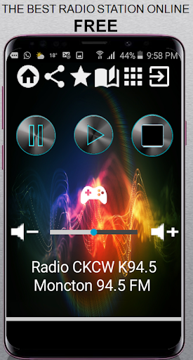 Android application CA Radio CKCW K94.5 Moncton 94 screenshort