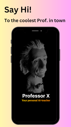 Android application Prof.X - Your AI teacher App screenshort