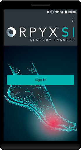 Android application Orpyx SI screenshort