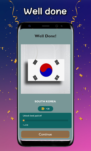 Guess the country - Flags Quiz Screen 3
