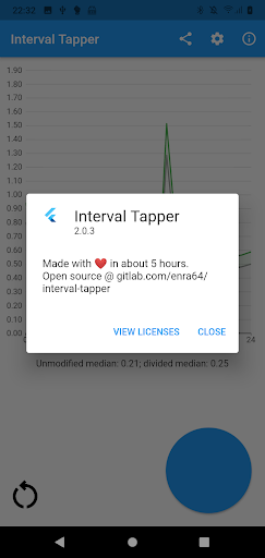Interval Tapper Screen 3